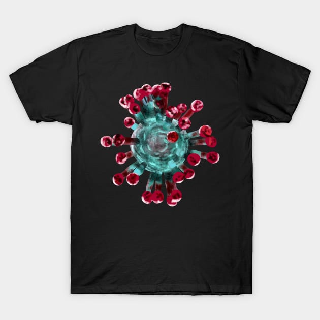 Coronavirus T-Shirt by sparkling-in-silence